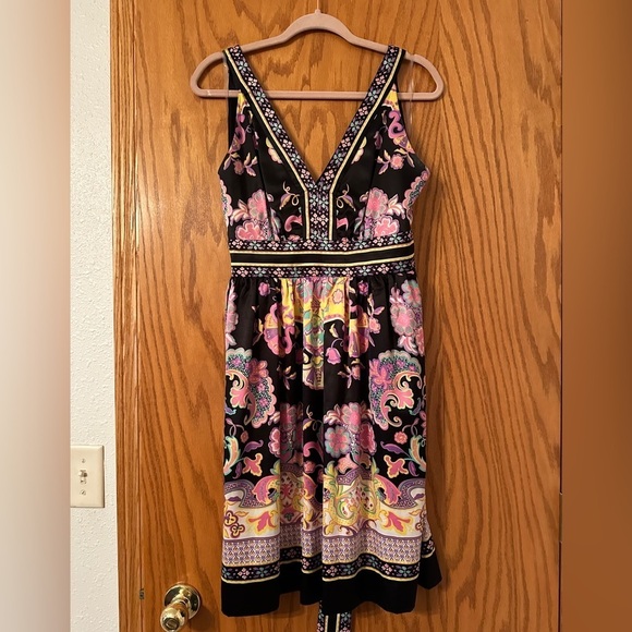 Beige by eci Satin Party Dress - Size 12 - Picture 1 of 11